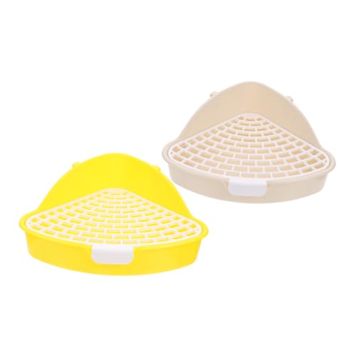 HAPINARY 2 Stück Box Kaninchentoilette Zoohandlung Toilette Kunststoff Dreieck Töpfchen Kaninchentöpfchen Frettchen Abnehmbares Töpfchen Hamster Trainingstöpfchen Haushaltshaustiertoilette HAPINARY 2 Stück Box Kaninchentoilette Zoohandlung Toilette Kunststoff Dreieck Töpfchen Kaninchentöpfchen Frettchen Abnehmbares Töpfchen Hamster Trainingstöpfchen Haushaltshaustiertoilette von HAPINARY