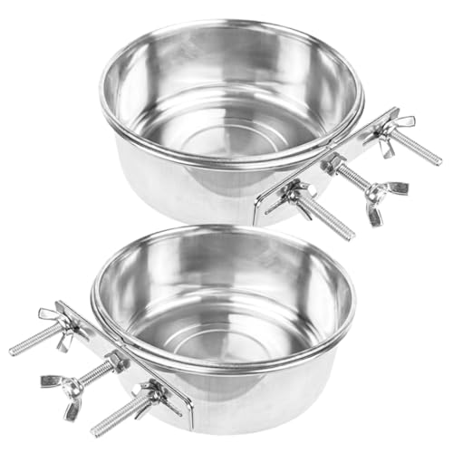 HAPINARY 2 Stück Edelstahl Futternapf Für Haustiere, Futternapf Für Kätzchen, Wassernapf Für Katzen, Haustierzubehör, Wassernapf Für Hunde, Hängender Hundenapf, Tierfutterbehälter, HAPINARY 2 Stück Edelstahl Futternapf Für Haustiere, Futternapf Für Kätzchen, Wassernapf Für Katzen, Haustierzubehör, Wassernapf Für Hunde, Hängender Hundenapf, Tierfutterbehälter, von HAPINARY