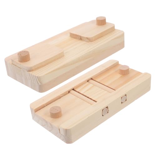 HAPINARY Futter Fressbox Holz Hamster Leckerlis Spielzeug Kleintier Käfig Spielzeug HAPINARY Futter Fressbox Holz Hamster Leckerlis Spielzeug Kleintier Käfig Spielzeug von HAPINARY