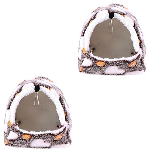 HAPINARY 2 Stück Hängende Hamster Hängematte für Kleine Haustiere Warmes und Sicheres Bett mit Haken für Hamster und Andere Kleine zu Installieren und Bequem für Schlaf HAPINARY 2 Stück Hängende Hamster Hängematte für Kleine Haustiere Warmes und Sicheres Bett mit Haken für Hamster und Andere Kleine zu Installieren und Bequem für Schlaf von HAPINARY