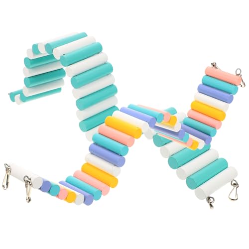 HAPINARY 2stücke Hamster Holzleiter Spielzeug Klettergerüst Für Kleine Haustiere Für Hamster Chinchillas Und Andere Kleintiere Fördert Und Spielspaß Und Bunt HAPINARY 2stücke Hamster Holzleiter Spielzeug Klettergerüst Für Kleine Haustiere Für Hamster Chinchillas Und Andere Kleintiere Fördert Und Spielspaß Und Bunt von HAPINARY