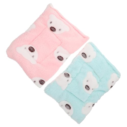 HAPINARY 2PCS Meerschweinchen Hamster warme Matten Pad für Haustiere Bett Versteck für Chinchilla HAPINARY 2PCS Meerschweinchen Hamster warme Matten Pad für Haustiere Bett Versteck für Chinchilla von HAPINARY