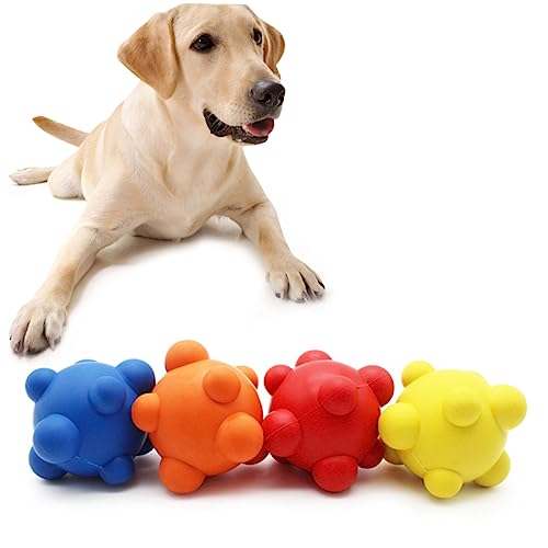 HAPINARY Gummibälle Für Hunde Interaktives Und Bissfestes Kauspielzeug Unregelmäßige Springende Bälle Zufälligen Farben Ideales Für Haustiere HAPINARY Gummibälle Für Hunde Interaktives Und Bissfestes Kauspielzeug Unregelmäßige Springende Bälle Zufälligen Farben Ideales Für Haustiere von HAPINARY