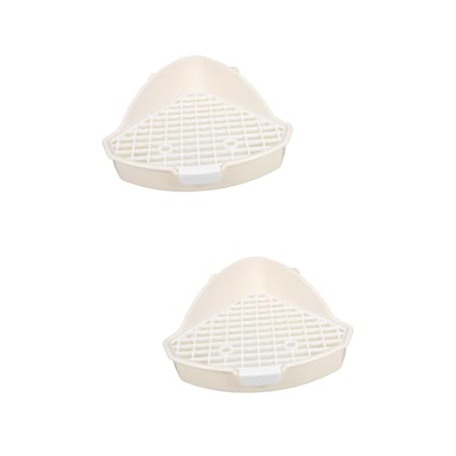 HAPINARY 2 Stück Kaninchen Dreieck Töpfchen, Meerschweinchen Gehege, Katzentoilette, Kleintier Töpfchen, Kunststoff Haustiertöpfchen, Kleintier Toilette, Innen Töpfchen Pad Halter, HAPINARY 2 Stück Kaninchen Dreieck Töpfchen, Meerschweinchen Gehege, Katzentoilette, Kleintier Töpfchen, Kunststoff Haustiertöpfchen, Kleintier Toilette, Innen Töpfchen Pad Halter, von HAPINARY