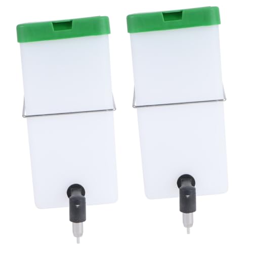 HAPINARY 2stücke Automatische Trinkflasche Für Kaninchen Wasserspender Für Käfige Tropffrei Einfach Zu Bedienen Sichere Materialien Für Kleine Haustiere Grün-weiß HAPINARY 2stücke Automatische Trinkflasche Für Kaninchen Wasserspender Für Käfige Tropffrei Einfach Zu Bedienen Sichere Materialien Für Kleine Haustiere Grün-weiß von HAPINARY