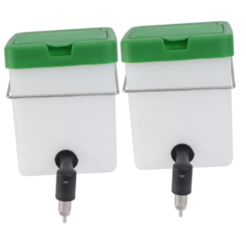 HAPINARY 2 Stück Tränke Automatischer Wasserspender Für Haustiere Stabiler Wassernapf Leicht Zu Reinigen Auslaufsicher Sicherer Kunststoff Für Haustiere HAPINARY 2 Stück Tränke Automatischer Wasserspender Für Haustiere Stabiler Wassernapf Leicht Zu Reinigen Auslaufsicher Sicherer Kunststoff Für Haustiere von HAPINARY