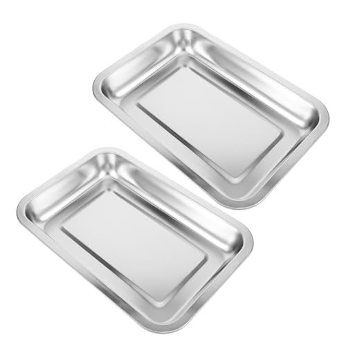 HAPINARY 2 Stück Katzenklo Offenes Design für Kleine Katzen und Kätzchen Katzenstreu Box aus Rostfreiem Langlebig und Pflegeleicht HAPINARY 2 Stück Katzenklo Offenes Design für Kleine Katzen und Kätzchen Katzenstreu Box aus Rostfreiem Langlebig und Pflegeleicht von HAPINARY