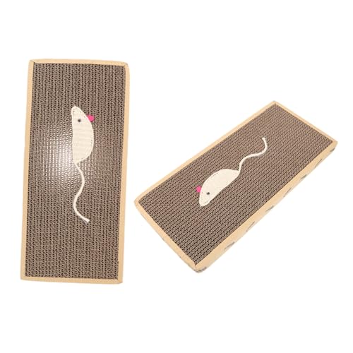 HAPINARY 2 Stück Katzenkrallen Schleifspielzeug, Kratzbretter Für Hauskatzen, Wellpapier Katzenkratzbrett, Katzenkratzbrett, Kratzbrett Für Katzen, Bodenkratzbrett, Katzenunterlage Für Den HAPINARY 2 Stück Katzenkrallen Schleifspielzeug, Kratzbretter Für Hauskatzen, Wellpapier Katzenkratzbrett, Katzenkratzbrett, Kratzbrett Für Katzen, Bodenkratzbrett, Katzenunterlage Für Den von HAPINARY