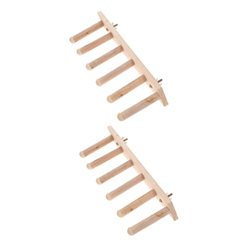 HAPINARY 2 Stück Katzenleiste, Katzenwandmöbel, Katzenkletterwand, Katzenkletterstufen, Katzentreppe Aus Holz, Katzenkletterleiter, Wandmontierter Katzenkletterer, Katzenkletterbrett, von HAPINARY