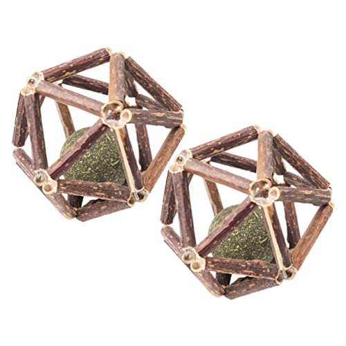 HAPINARY 2 Stück Katzenminzenspielzeug, Katzenzahnreinigungsspielzeug, Katzenspielzeugbälle, Katzenminzenbälle, Katzenzähneknirschenspielzeug, Katzenbackenball, Kätzchen Beißspielzeug Für HAPINARY 2 Stück Katzenminzenspielzeug, Katzenzahnreinigungsspielzeug, Katzenspielzeugbälle, Katzenminzenbälle, Katzenzähneknirschenspielzeug, Katzenbackenball, Kätzchen Beißspielzeug Für von HAPINARY