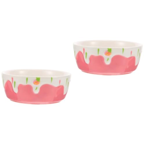 HAPINARY 2 Stücke Keramik Tier Schüssel Für Hamster Ratten Meerschweinchen Tiefe Design HAPINARY 2 Stücke Keramik Tier Schüssel Für Hamster Ratten Meerschweinchen Tiefe Design von HAPINARY
