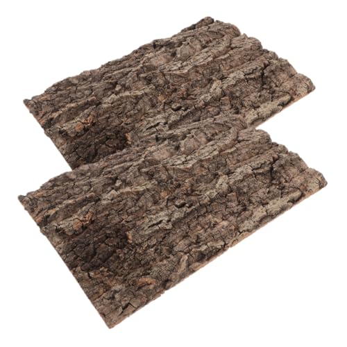 HAPINARY 2 Stück Korkrinde für Terrarium Hintergrundgestaltung Natürliche für Gecko Schildkröte Snake Habitat für Reptilien und Aquarien HAPINARY 2 Stück Korkrinde für Terrarium Hintergrundgestaltung Natürliche für Gecko Schildkröte Snake Habitat für Reptilien und Aquarien von HAPINARY