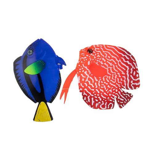HAPINARY Realistische Fischornamente für Aquarien 2 Stück im Dunkeln leuchtende künstliche Fischdekorationen leuchtende Ornamente für Aquarien sanftes Nachtleuchten HAPINARY Realistische Fischornamente für Aquarien 2 Stück im Dunkeln leuchtende künstliche Fischdekorationen leuchtende Ornamente für Aquarien sanftes Nachtleuchten von HAPINARY