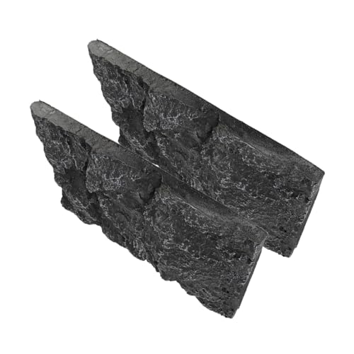 HAPINARY 2-teilige 3D-hintergrundplatte Mit Steinstruktur Für Terrarien Und Aquarien Realistische Dekorationsplatte Leicht Zu Installieren von HAPINARY