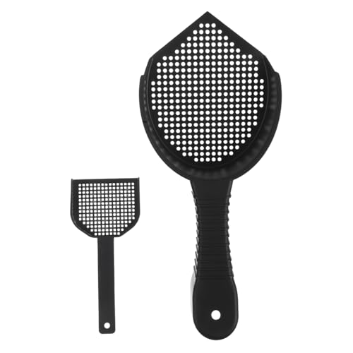 HAPINARY 2 Stück Schaufel für Katzenstreu Katzenstreuzubehör Robuster Katzenstreuschaufel Reptilien-Sandschaufel Haustierkotschaufel Slotted Müllschaufe Katzensieb Schaufel Plastik Schwarz HAPINARY 2 Stück Schaufel für Katzenstreu Katzenstreuzubehör Robuster Katzenstreuschaufel Reptilien-Sandschaufel Haustierkotschaufel Slotted Müllschaufe Katzensieb Schaufel Plastik Schwarz von HAPINARY