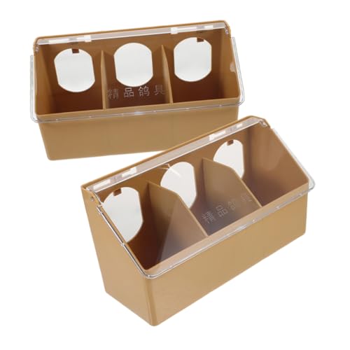 HAPINARY 2stücke Pack Hängender Vogelfutterspender Vogel Wassernapf Behälter Für Kleinvögel Papageien Wellensittiche Nymphensittiche Tauben Im Käfig Gebrauch von HAPINARY