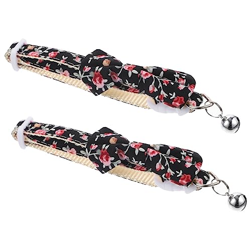 HAPINARY 2 Stück Katzenhalsband Mit Glöckchen Verstellbar Leicht Sicherheitsverschluss Für Kätzchen Alltag Und Feiertage HAPINARY 2 Stück Katzenhalsband Mit Glöckchen Verstellbar Leicht Sicherheitsverschluss Für Kätzchen Alltag Und Feiertage von HAPINARY
