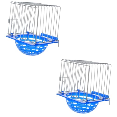 HAPINARY 2 Stücke Hohl Käfig Nest Nest Zucht Box Für Vögel Kanarienvogel Papagei Hideaway Shelter Einfache Elegante Design von HAPINARY