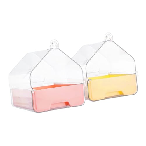 HAPINARY 2 Stück papagei badewanne Cockatiel Bad Potbadwanne Sittichbad Sichtweite Käfigvogelbadewanne Käfig-Vogelbadewanne Badewanne von Vogel Dusche Vogelkäfigbad Vogelbad Schale Plastik HAPINARY 2 Stück papagei badewanne Cockatiel Bad Potbadwanne Sittichbad Sichtweite Käfigvogelbadewanne Käfig-Vogelbadewanne Badewanne von Vogel Dusche Vogelkäfigbad Vogelbad Schale Plastik von HAPINARY