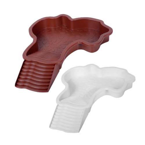 HAPINARY 2 Stücke Reptilien Bade Sonnenplattform mit Rampe Wasser Landbecken für Schildkröten und Kleine Reptilien Vielseitige Futter Badezone mit Großem Sonnenplatz und Kletterrampe HAPINARY 2 Stücke Reptilien Bade Sonnenplattform mit Rampe Wasser Landbecken für Schildkröten und Kleine Reptilien Vielseitige Futter Badezone mit Großem Sonnenplatz und Kletterrampe von HAPINARY