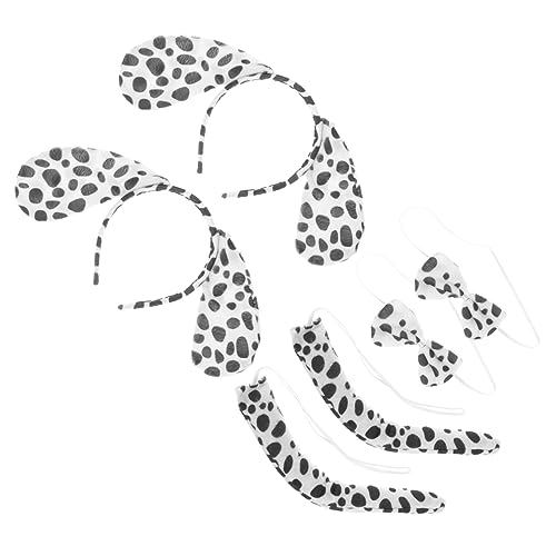 HAPINARY 20 Sets Spot Dog Dressup Set Puppy Dog Party Halloween Party Dekoration Kit Welpenohr Cosplay Hundeohr Stirnband Fliege Hundestirnband Hund Halloween Dekoration Hundeohr Cosplay von HAPINARY
