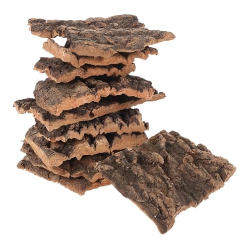 HAPINARY 20 Stücke Rinde Für Reptilien Terrarium Dekoration Baumrinde Kletterrinde Rindendekor Für Eidechsen Schildkröten von HAPINARY