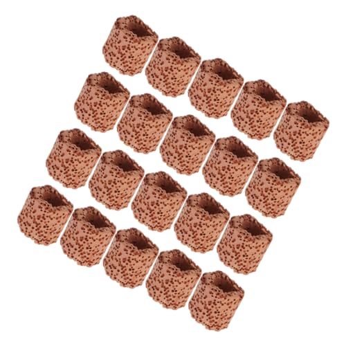 HAPINARY 20 Stücke Keramik Pflanzenring Für Aquarium Wassergras Halter Keramik Schwerkraft Ring Aquarium Zubehör Landschaft Gras Ring von HAPINARY