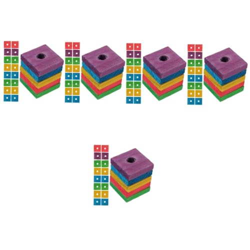 HAPINARY 5 Sets Papageien-holzblock-Spielzeug Vogel-kauspielzeug Für Interaktive Vogelspiele Fußstärke Papageien- -Spielzeug-Set 50 Stück * 5 HAPINARY 5 Sets Papageien-holzblock-Spielzeug Vogel-kauspielzeug Für Interaktive Vogelspiele Fußstärke Papageien- -Spielzeug-Set 50 Stück * 5 von HAPINARY
