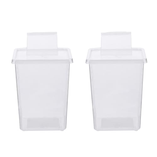 HAPINARY 2er Satz Reptilien-futterbox Terrarium-behälter Für Eidechsen Und Schildkröten Belüftet Transportbereit Und Praktisch Für Futter Und Wasser HAPINARY 2er Satz Reptilien-futterbox Terrarium-behälter Für Eidechsen Und Schildkröten Belüftet Transportbereit Und Praktisch Für Futter Und Wasser von HAPINARY