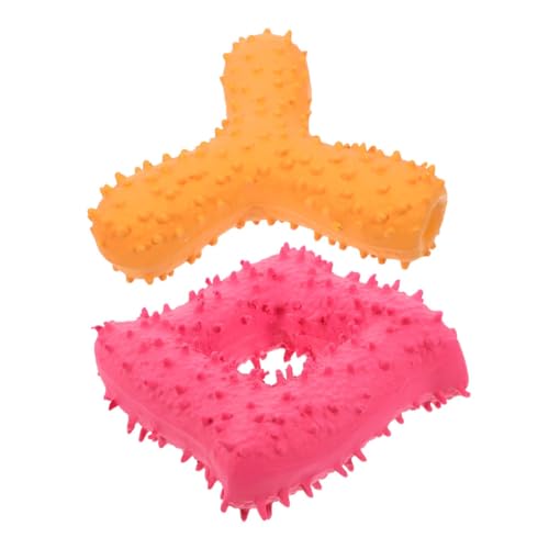 HAPINARY 2stücke Geometrisches Hundespielzeug Quietschendes Kauspielzeug Für Welpen Langlebiges Zahnpflege-förderndes Spielzeug Aus Für Interaktives Spielen HAPINARY 2stücke Geometrisches Hundespielzeug Quietschendes Kauspielzeug Für Welpen Langlebiges Zahnpflege-förderndes Spielzeug Aus Für Interaktives Spielen von HAPINARY
