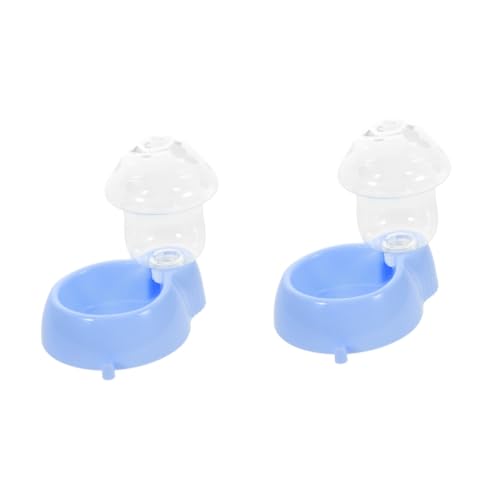 HAPINARY 2 Stücke Haustier Wasserspender Für Katzen Hunde Automatischer Getränkespender Feeder Elegante Pilzschüssel HAPINARY 2 Stücke Haustier Wasserspender Für Katzen Hunde Automatischer Getränkespender Feeder Elegante Pilzschüssel von HAPINARY
