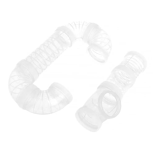 HAPINARY 2er-Pack Kunststoff-tunnelröhrenspielzeug Tierkäfigröhre Weiß Und Einfach Zusammenzubauen HAPINARY 2er-Pack Kunststoff-tunnelröhrenspielzeug Tierkäfigröhre Weiß Und Einfach Zusammenzubauen von HAPINARY