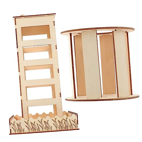 HAPINARY Meerschweinchen-kuschel-futterspender Aus Holz Hasen-futterspender Holzbehälter Für Haustier-Hamster-zubehör HAPINARY Meerschweinchen-kuschel-futterspender Aus Holz Hasen-futterspender Holzbehälter Für Haustier-Hamster-zubehör von HAPINARY