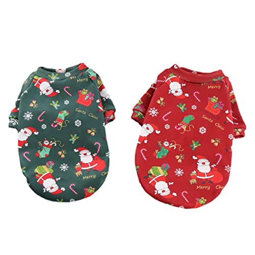 HAPINARY 2St Haustier-Weihnachtskleidung Weihnachtskleidung für Haustiere Weihnachtslustige Haustierkleidung Haustier-Festival-Kostü dekoratives Haustierkostü Haustierbekleidung Polyester HAPINARY 2St Haustier-Weihnachtskleidung Weihnachtskleidung für Haustiere Weihnachtslustige Haustierkleidung Haustier-Festival-Kostü dekoratives Haustierkostü Haustierbekleidung Polyester von HAPINARY