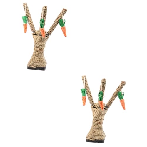 HAPINARY 2 Stücke Kratzbaum Mit Karotten Katzenpfosten Bettbaum Für Katzen 27x10cm Robustes Sicheres Haustier Klettergerüst HAPINARY 2 Stücke Kratzbaum Mit Karotten Katzenpfosten Bettbaum Für Katzen 27x10cm Robustes Sicheres Haustier Klettergerüst von HAPINARY