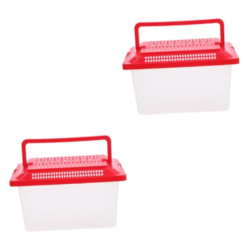 HAPINARY 2 Stücke Reptil Lagerung Nest Aquarium Box Für Reptil Haustier Aquarium Schildkröte Tank Tragbare Aquarium HAPINARY 2 Stücke Reptil Lagerung Nest Aquarium Box Für Reptil Haustier Aquarium Schildkröte Tank Tragbare Aquarium von HAPINARY