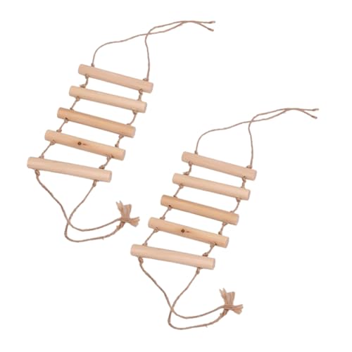 HAPINARY 2er-Pack Holztreppenschaukel Papagei Kletterleiter Vogelspielzeug Für Vögel Spielzeug Für Vögel HAPINARY 2er-Pack Holztreppenschaukel Papagei Kletterleiter Vogelspielzeug Für Vögel Spielzeug Für Vögel von HAPINARY
