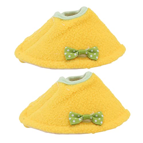 HAPINARY 2St Vogelbeißhalsband Pflege des Halses Vogelschutzkragen Papagei Anti-Beißhalsband Vogelzupfhalsband Vogelkegelhalsband schützender Papageienkragen Vogel Nackenband Leinen- Yellow HAPINARY 2St Vogelbeißhalsband Pflege des Halses Vogelschutzkragen Papagei Anti-Beißhalsband Vogelzupfhalsband Vogelkegelhalsband schützender Papageienkragen Vogel Nackenband Leinen- Yellow von HAPINARY