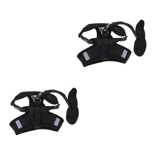 HAPINARY 2St für Haustierleinen hundegurt hundelaufband Slingback Chest Strap Hunde tragetuch Westen mit Kettenschlaufe reflektierende Westen Hundeweste Brustgurt hinten Black HAPINARY 2St für Haustierleinen hundegurt hundelaufband Slingback Chest Strap Hunde tragetuch Westen mit Kettenschlaufe reflektierende Westen Hundeweste Brustgurt hinten Black von HAPINARY