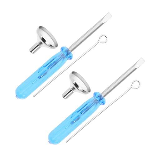 HAPINARY 2sätze Mini-Trichter-Set Für Urnen Kleine Metalltrichter Urnentrichter-füllset Parfüm-nachfülltrichter Minitrichter Für Reststoffe Trichterfüller-Set Für Andenken von HAPINARY