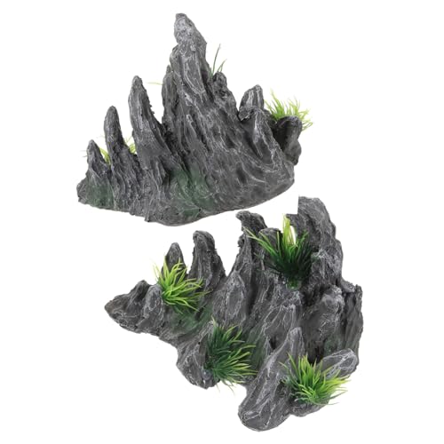 HAPINARY Realistische Felsen Aus Kunstharz Für Aquarien Landschaftsdekoration Bergdekoration Für Aquarien Für Süßwasser- Und Garnelenbecken HAPINARY Realistische Felsen Aus Kunstharz Für Aquarien Landschaftsdekoration Bergdekoration Für Aquarien Für Süßwasser- Und Garnelenbecken von HAPINARY