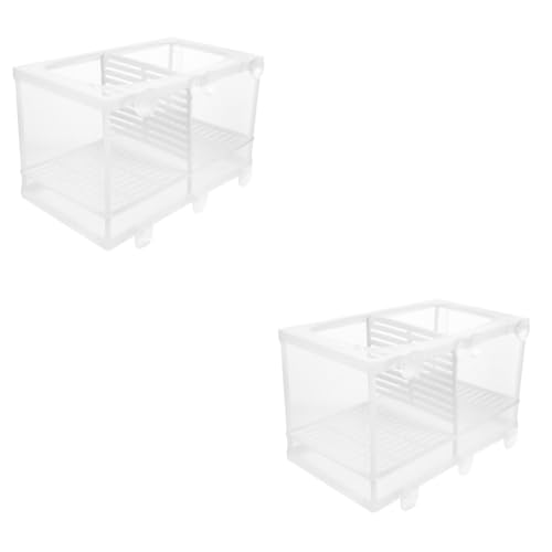 HAPINARY 2 Stücke Aquarium Separator Net Fisch Tank Inkubator Box Sicher Kunststoff Nylon Material Leicht Zu Bewegen HAPINARY 2 Stücke Aquarium Separator Net Fisch Tank Inkubator Box Sicher Kunststoff Nylon Material Leicht Zu Bewegen von HAPINARY
