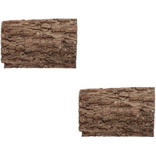 HAPINARY 2 Stücke Reptil Tank Decor Korkrinde für Reptilien und Leichte Hintergrund Bord HAPINARY 2 Stücke Reptil Tank Decor Korkrinde für Reptilien und Leichte Hintergrund Bord von HAPINARY
