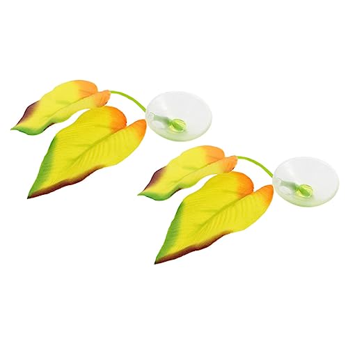 HAPINARY 2 Stück Betta-Fisch-Blatt-pad Simuliert Lebensraum Ruheplatz Betta-versteckblatt HAPINARY 2 Stück Betta-Fisch-Blatt-pad Simuliert Lebensraum Ruheplatz Betta-versteckblatt von HAPINARY