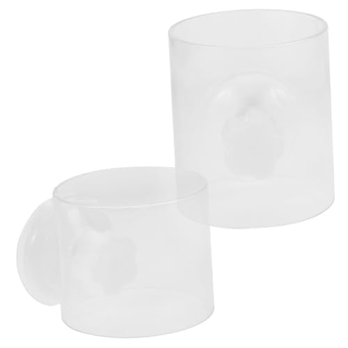 HAPINARY Aquarium Futterring Mit Saugnapf Für Fischfutter Schwimmender Fischfutterhalter Acrylmaterial Für Aquariengrößen von HAPINARY