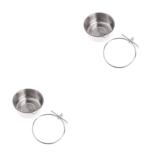 HAPINARY 2st Futterschalen Für Vögel Chinchillakäfig Spielzeug Für Haustiere Vogelspielzeug Vogelhäuschen Für Draußen Futterhäuschen Für Eichhörnchen Leckerli-Spender Für Haustiere Silver HAPINARY 2st Futterschalen Für Vögel Chinchillakäfig Spielzeug Für Haustiere Vogelspielzeug Vogelhäuschen Für Draußen Futterhäuschen Für Eichhörnchen Leckerli-Spender Für Haustiere Silver von HAPINARY