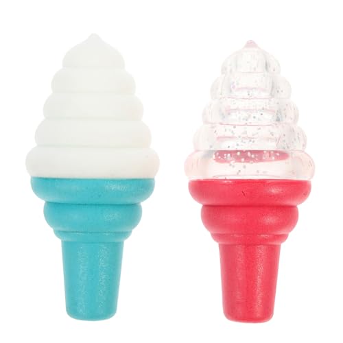 HAPINARY Kauspielzeug für Hunde 2 Stück Eiscreme-förmiges Haustier-Eiscreme-Spielzeug quietschendes Hunde-Wasserspielzeug für Spaß und Reinigung zufällige Farbe HAPINARY Kauspielzeug für Hunde 2 Stück Eiscreme-förmiges Haustier-Eiscreme-Spielzeug quietschendes Hunde-Wasserspielzeug für Spaß und Reinigung zufällige Farbe von HAPINARY