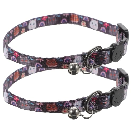 HAPINARY 2St Katzenhalsband Abreißhalsband für Welpen Katzenhalsbänder mit Kitten Halsband Katzen verstellbare Welpenhalsbänder für Kätzchenhalsbänder für von HAPINARY