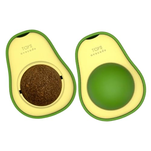HAPINARY Natürliches Spielzeug Rotierende Bälle für Katzen. Lustiges und Sicheres Spielzeug Zum Lecken HAPINARY Natürliches Spielzeug Rotierende Bälle für Katzen. Lustiges und Sicheres Spielzeug Zum Lecken von HAPINARY