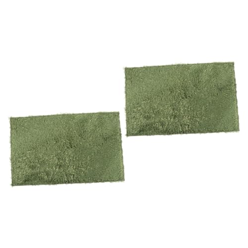HAPINARY 2 Stücke Einzigartige Landschaft Für Reptil Tank Wiederverwendbare Gefälschte Moos Reptil Terrarium Zubehör Haustier Matte von HAPINARY